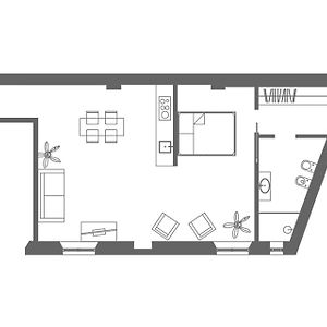 Appartement met een Slaapkamer